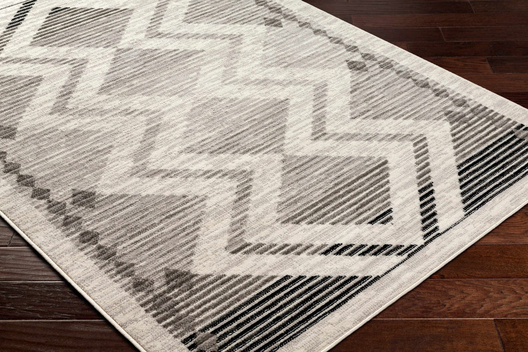 Rory Bohemian Style Ivory And Gray Area Rug - The Rug Decor