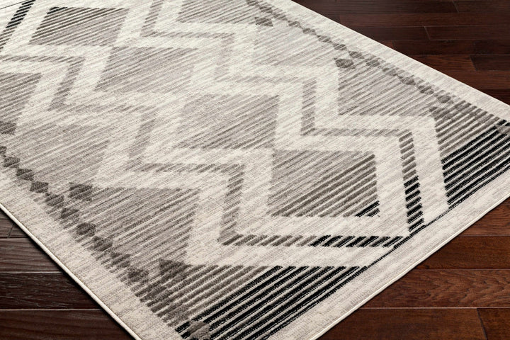 Rory Bohemian Style Ivory And Gray Area Rug - The Rug Decor