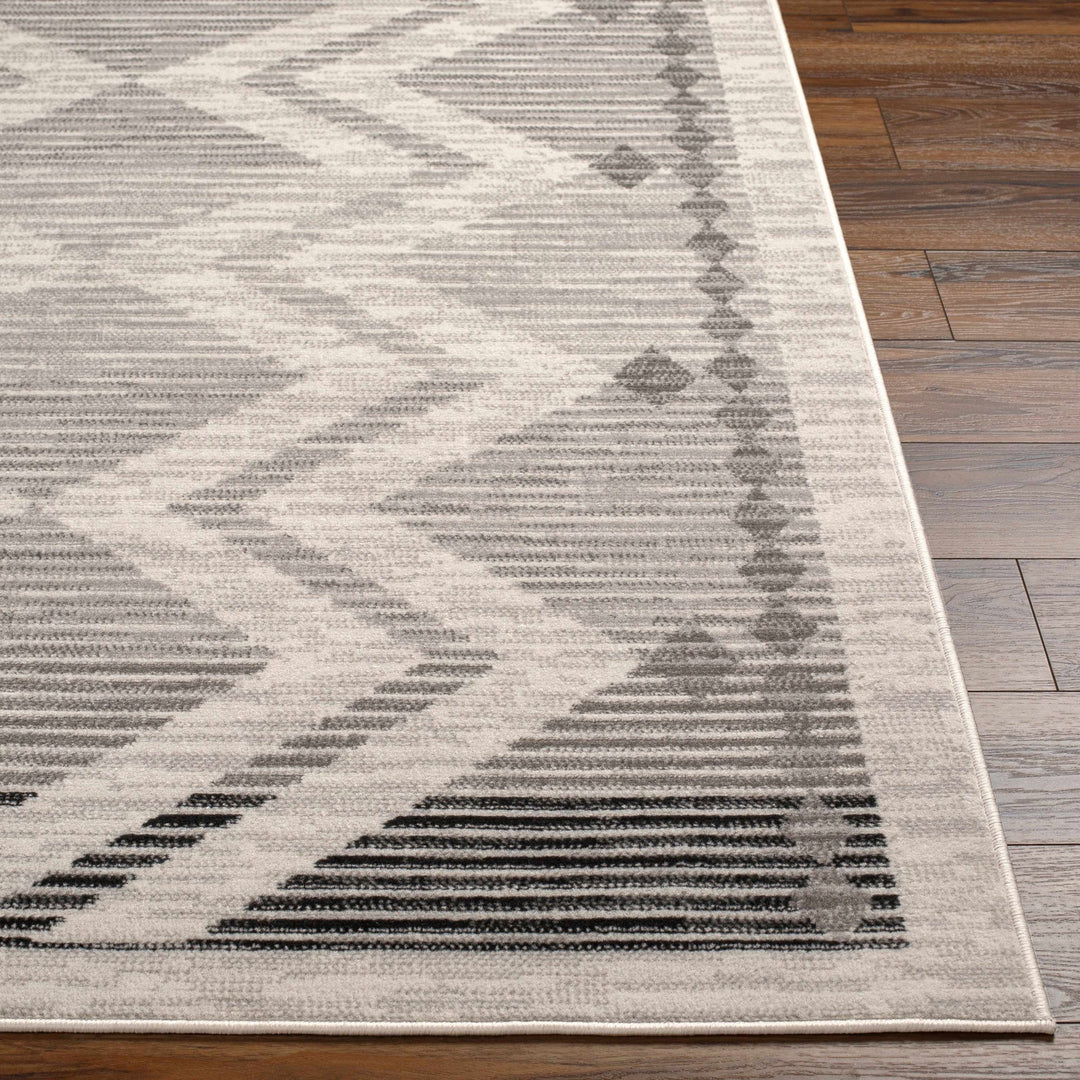 Rory Bohemian Style Ivory And Gray Area Rug - The Rug Decor