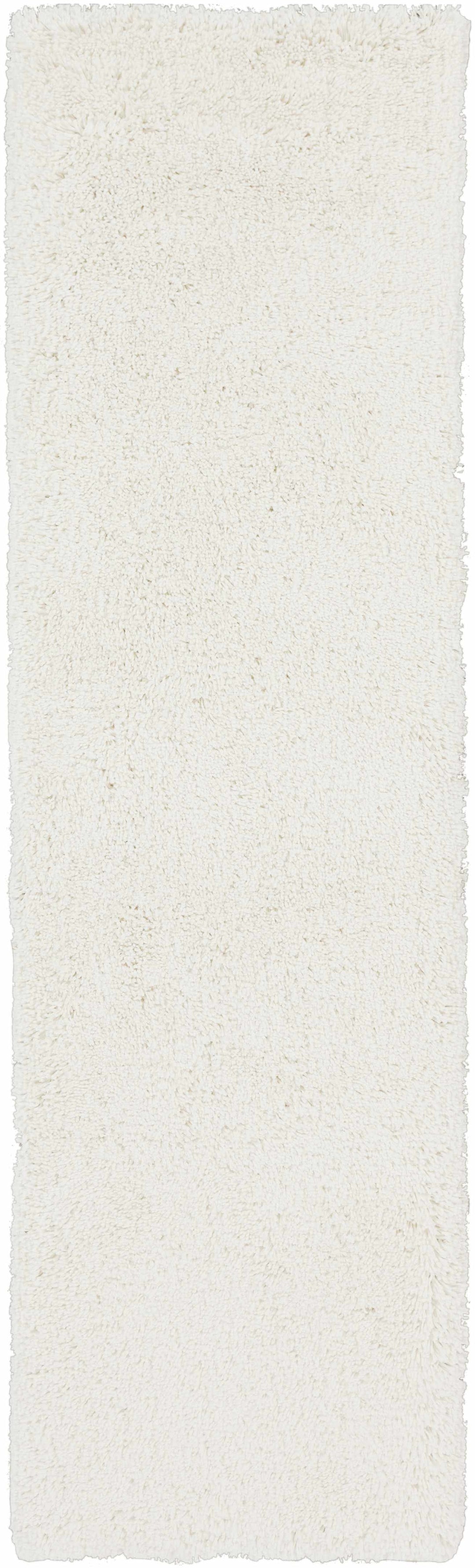 Rowdy Modern Solid Design Ivory Hand Woven Area Rug