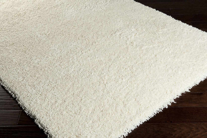 Rowdy Modern Solid Design Ivory Hand Woven Area Rug