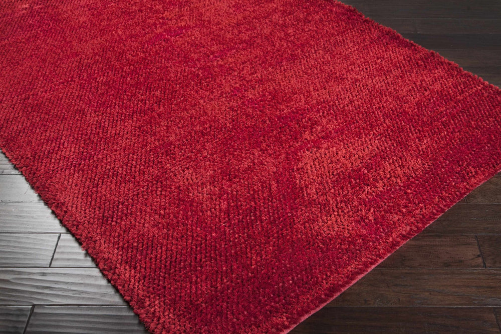 Rowley Modern Solid Red Carpet - The Rug Decor
