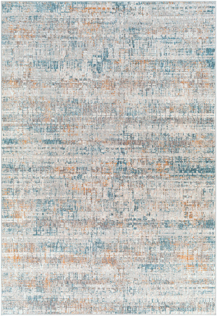 Runa Blue And Gray Modern Abstract Design Area Rug
