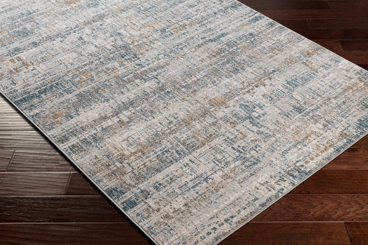 Runa Blue And Gray Modern Abstract Design Area Rug