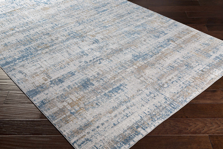 Runa Blue And Gray Modern Abstract Design Area Rug