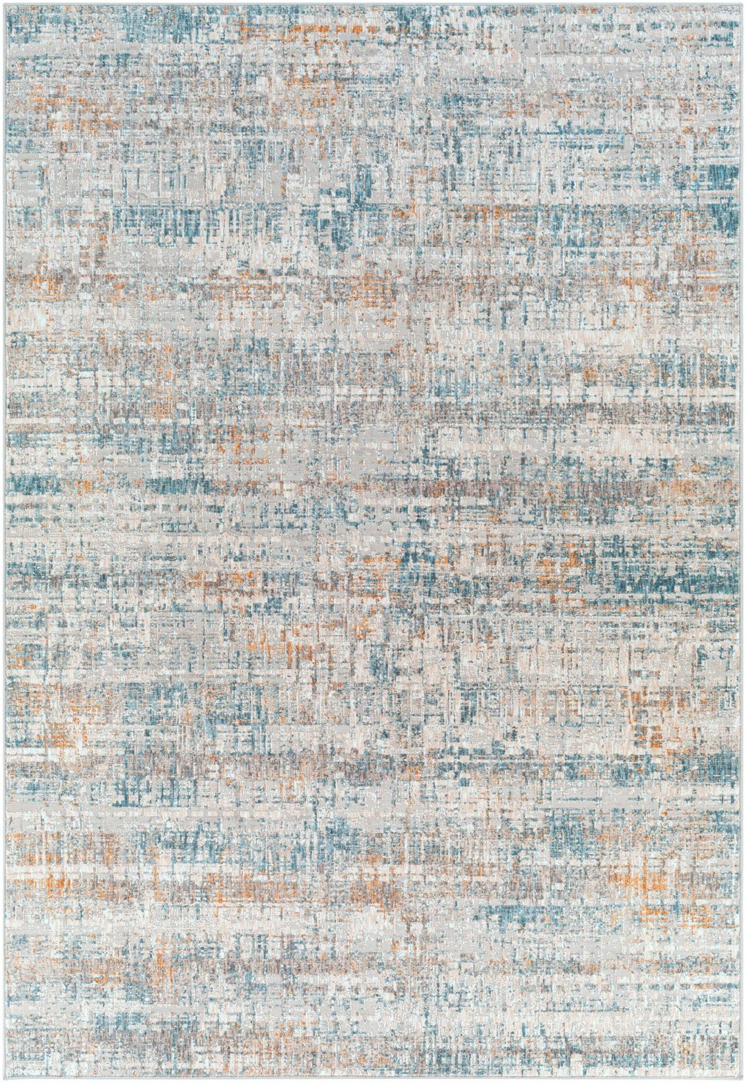 Runa Blue And Gray Modern Abstract Design Area Rug - The Rug Decor