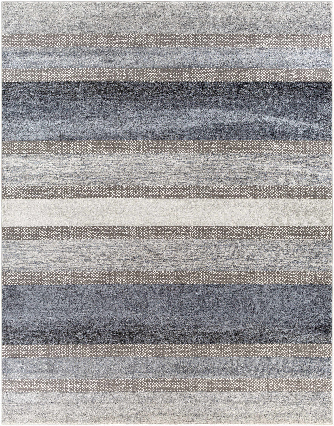 Ravendale Gray And Blue Modern Style Area Rug