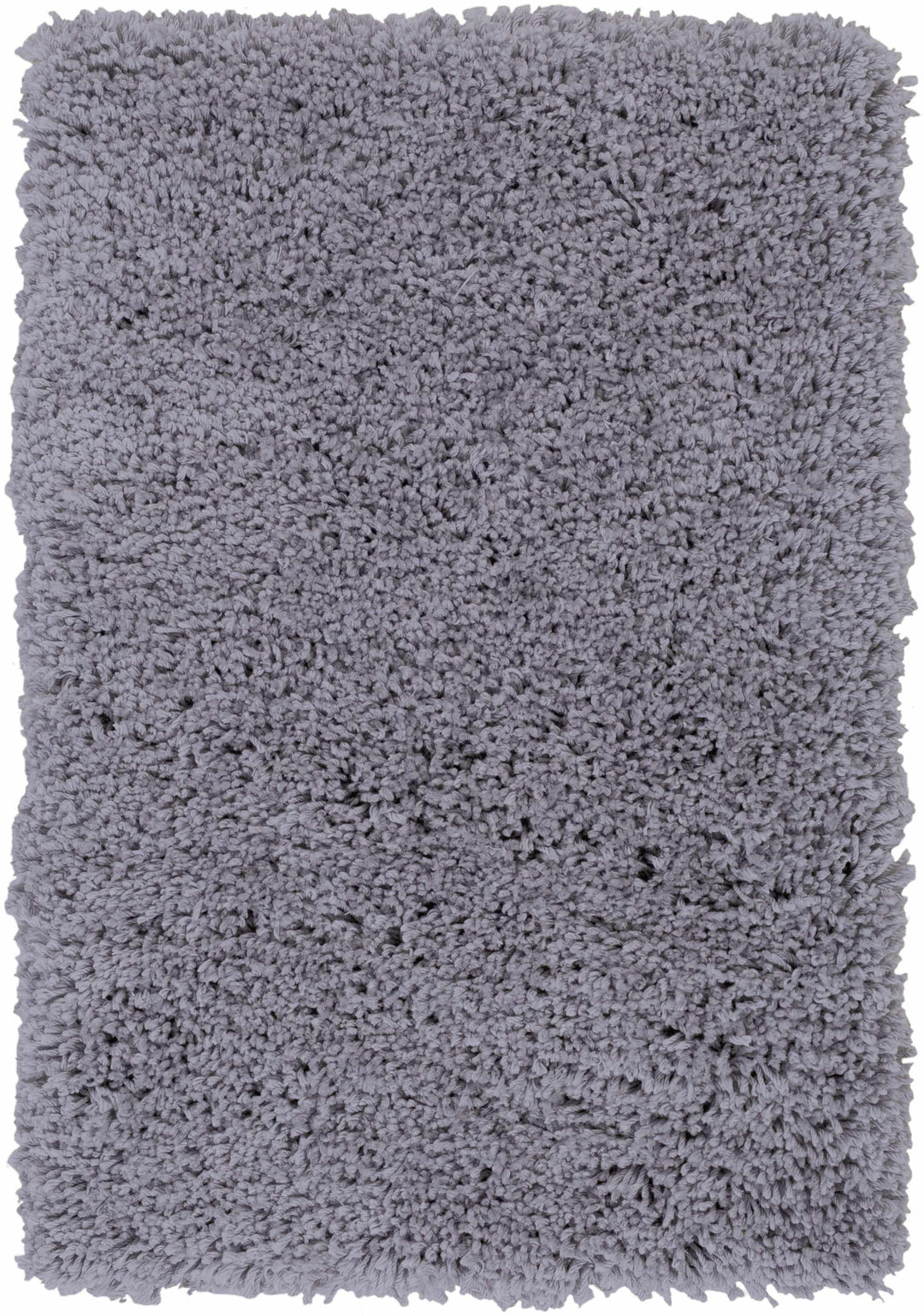 Tingly Modern Solid Gray Polyester Rug