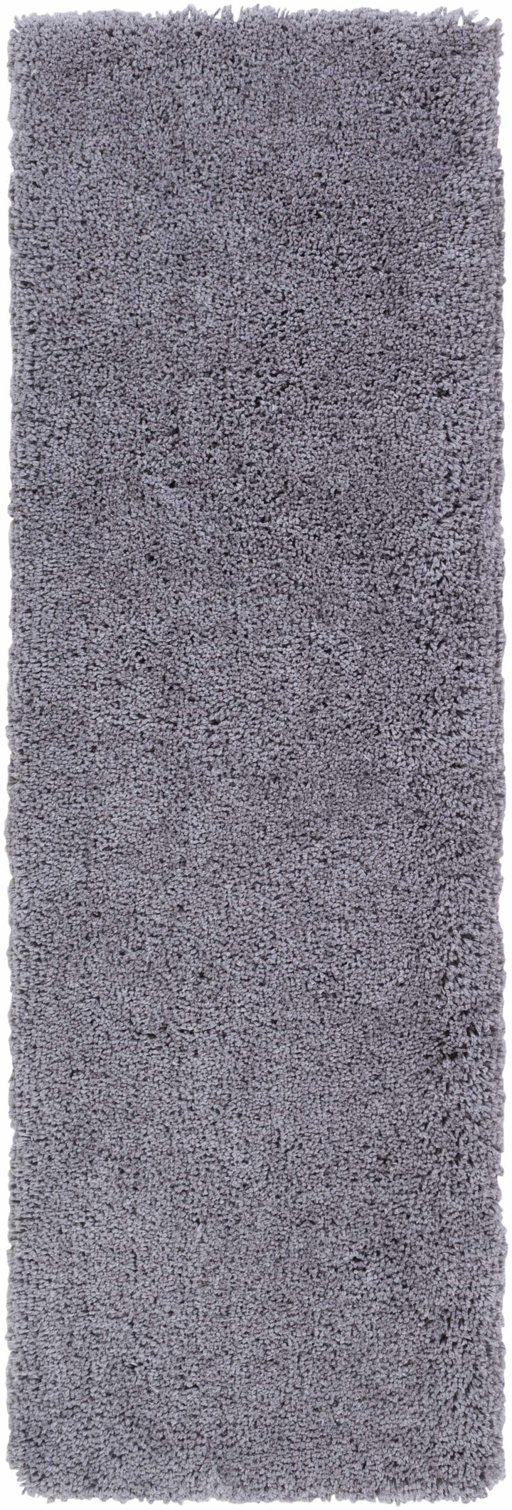 Tingly Modern Solid Gray Polyester Rug