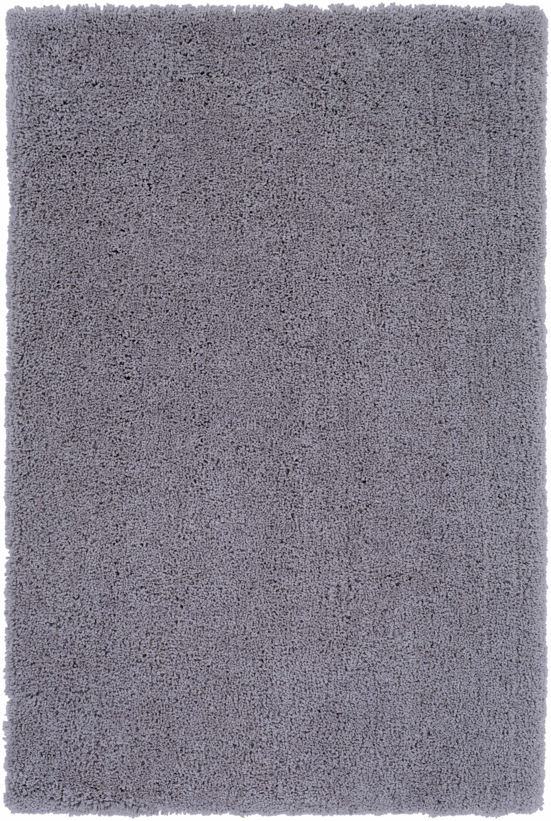 Tingly Modern Solid Gray Polyester Rug