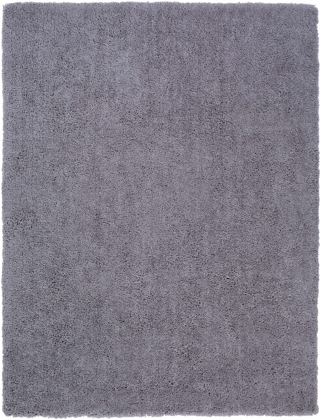 Tingly Modern Solid Gray Polyester Rug