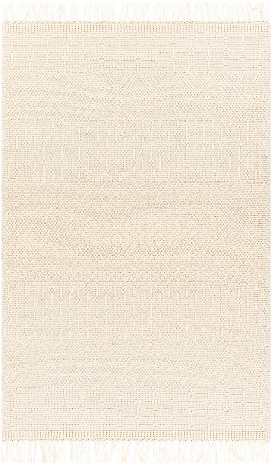 Ryne Scandinavian Style Ivory Hand Woven Rug - The Rug Decor