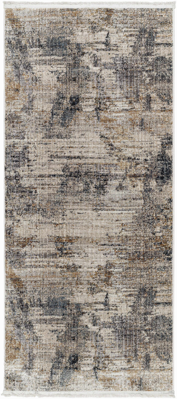 Asuna Modern Abstract Design Beige And Gray Area Rug