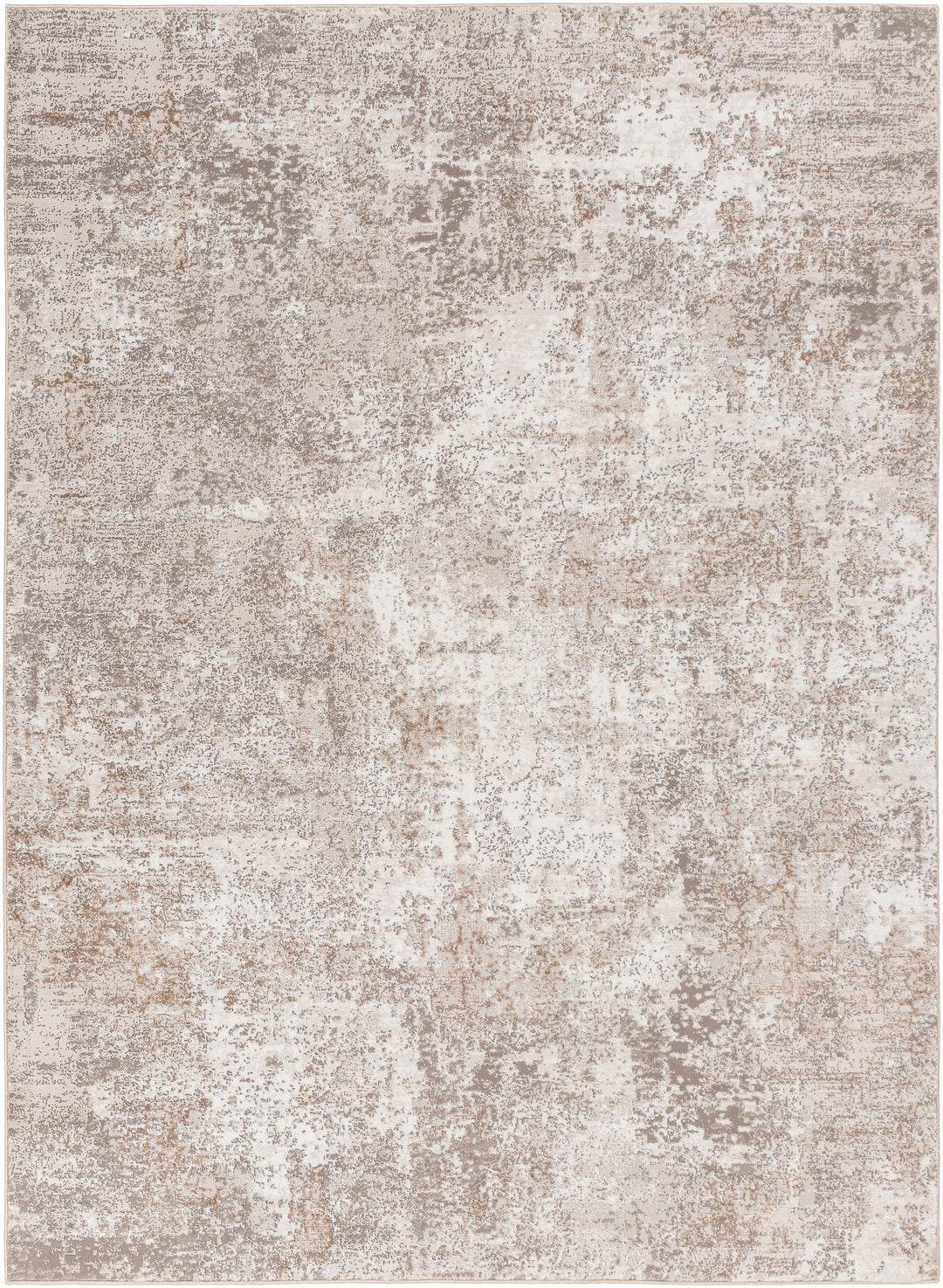 Bruna Modern Abstract Design Ivory And Beige Area Rug