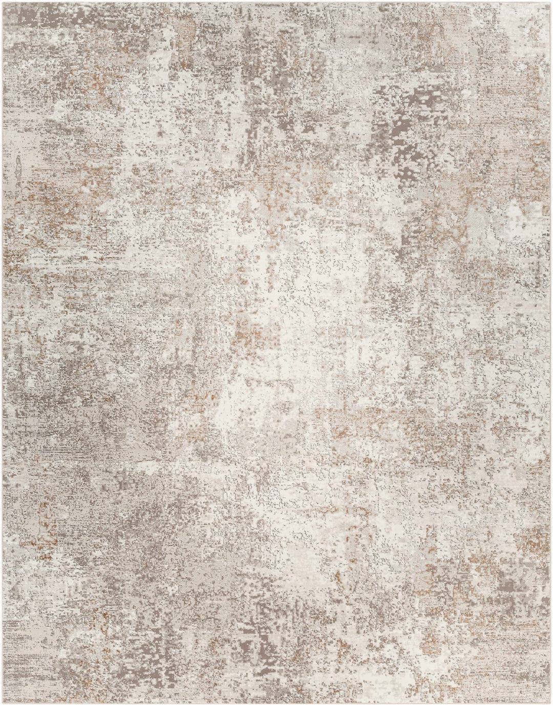 Bruna Modern Abstract Design Ivory And Beige Area Rug