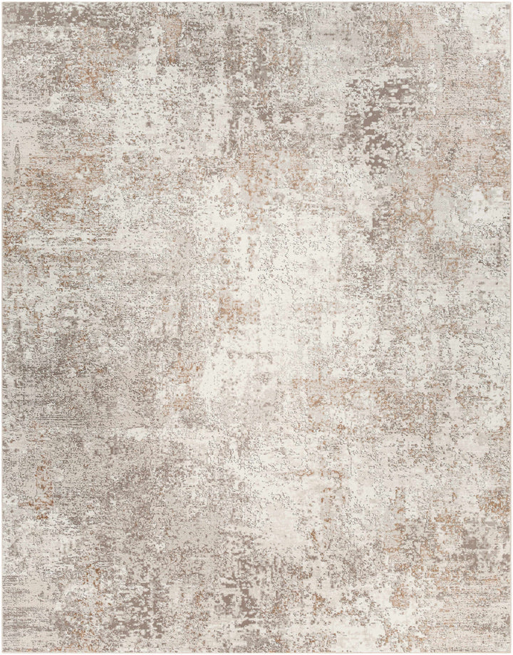 Bruna Modern Abstract Design Ivory And Beige Area Rug