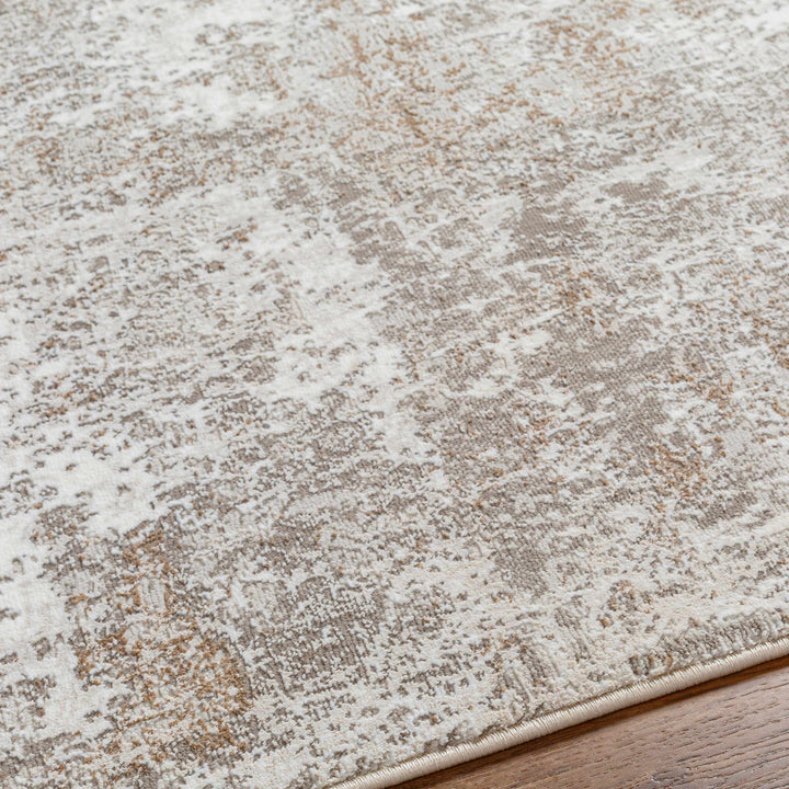 Bruna Modern Abstract Design Ivory And Beige Area Rug