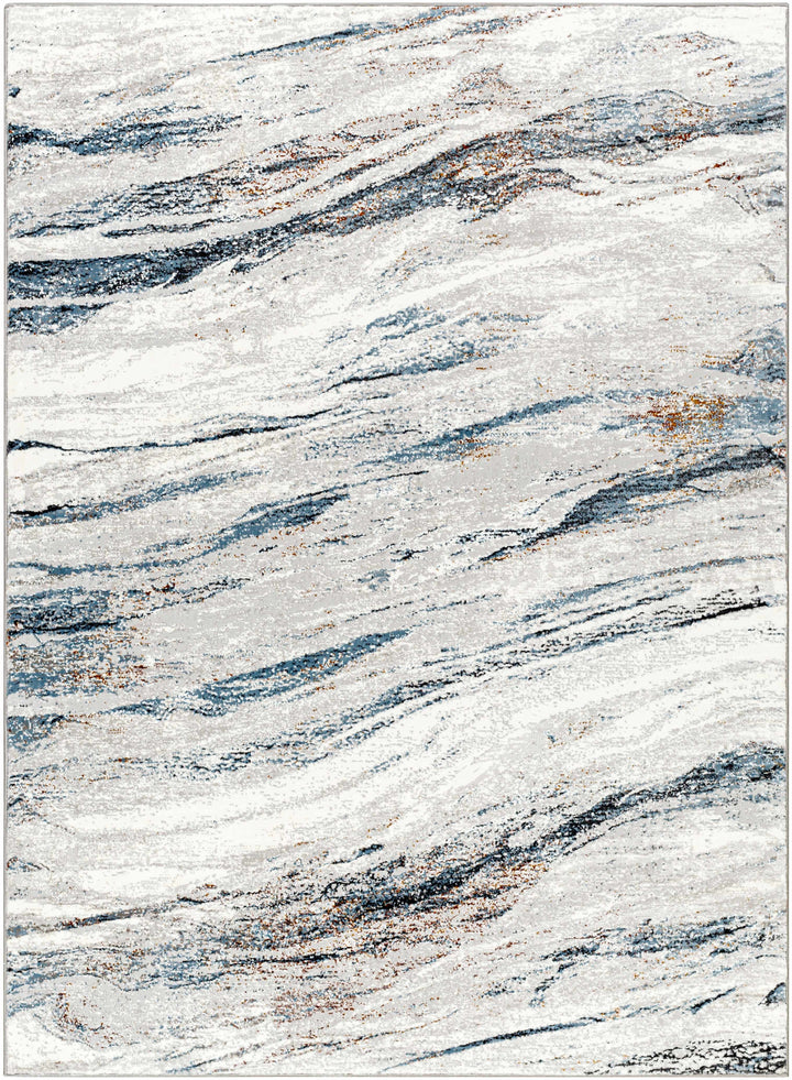 Glain Gray And Charcoal Contemporary Abstract Design Rug