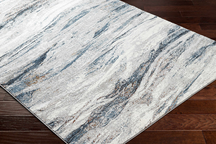 Glain Gray And Charcoal Contemporary Abstract Design Rug