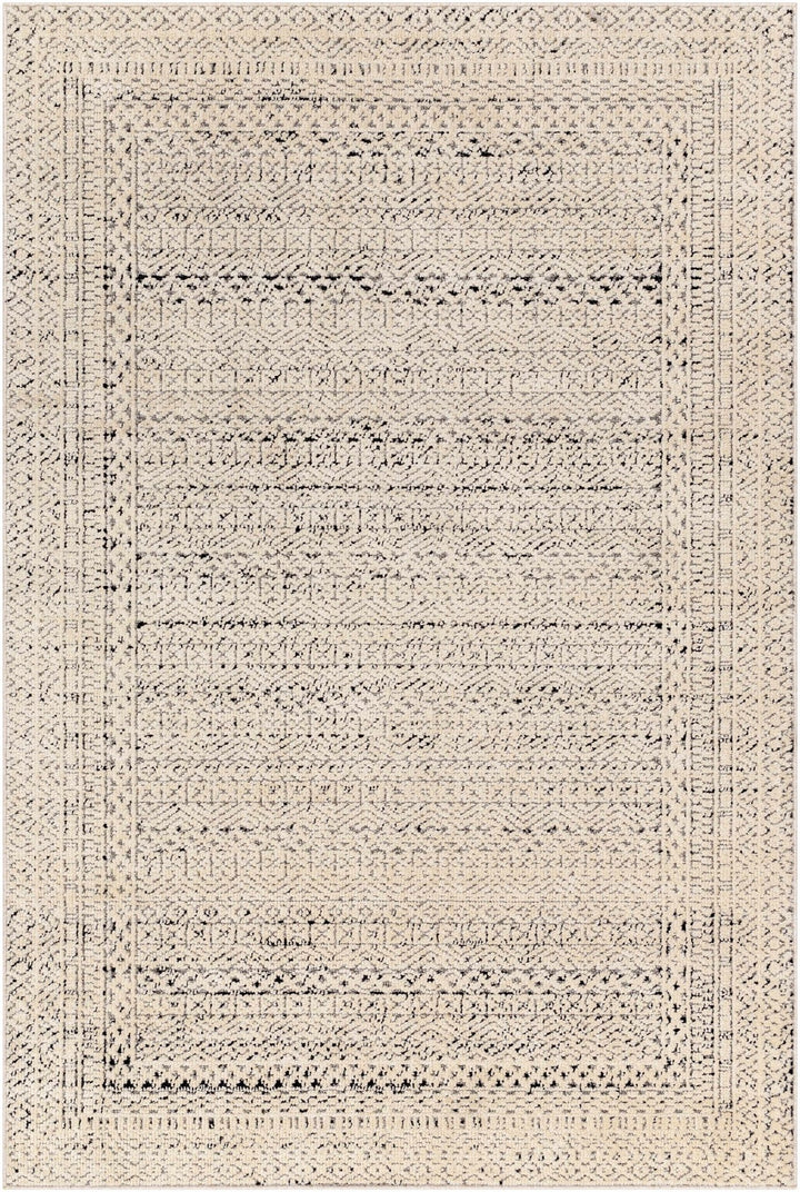 Said Beige And Black Traditional Style Rug - The Rug Decor