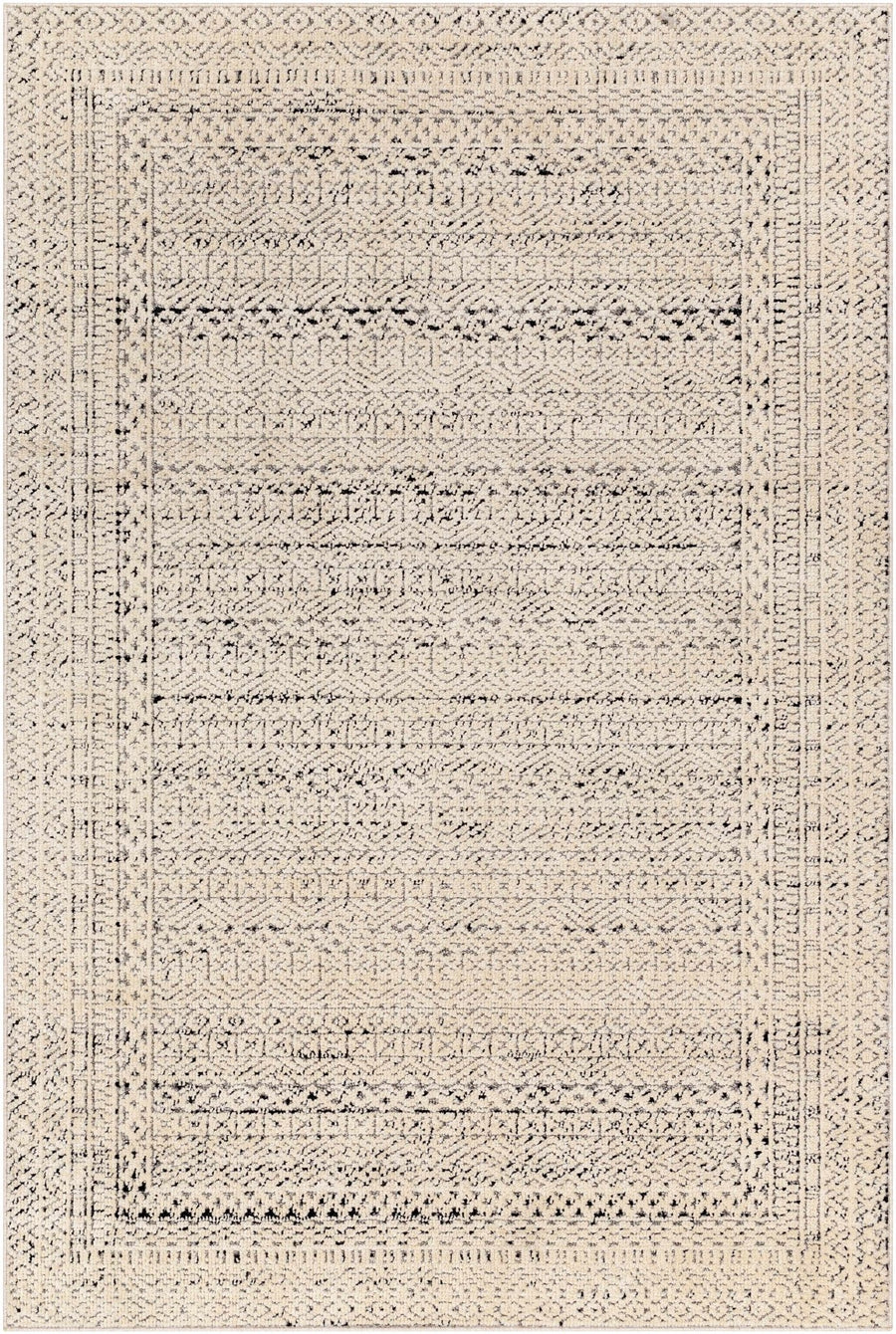 Said Beige And Black Traditional Style Rug - The Rug Decor