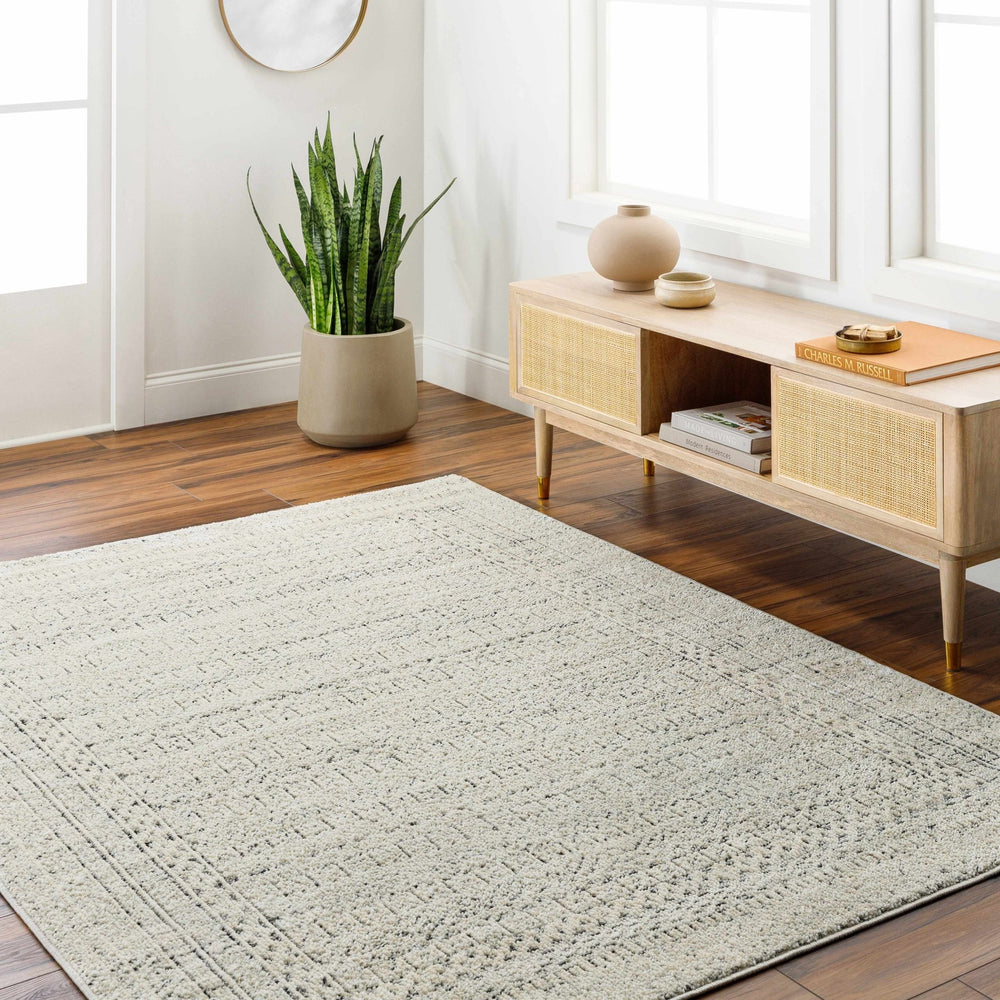 Said Beige And Black Traditional Style Rug - The Rug Decor