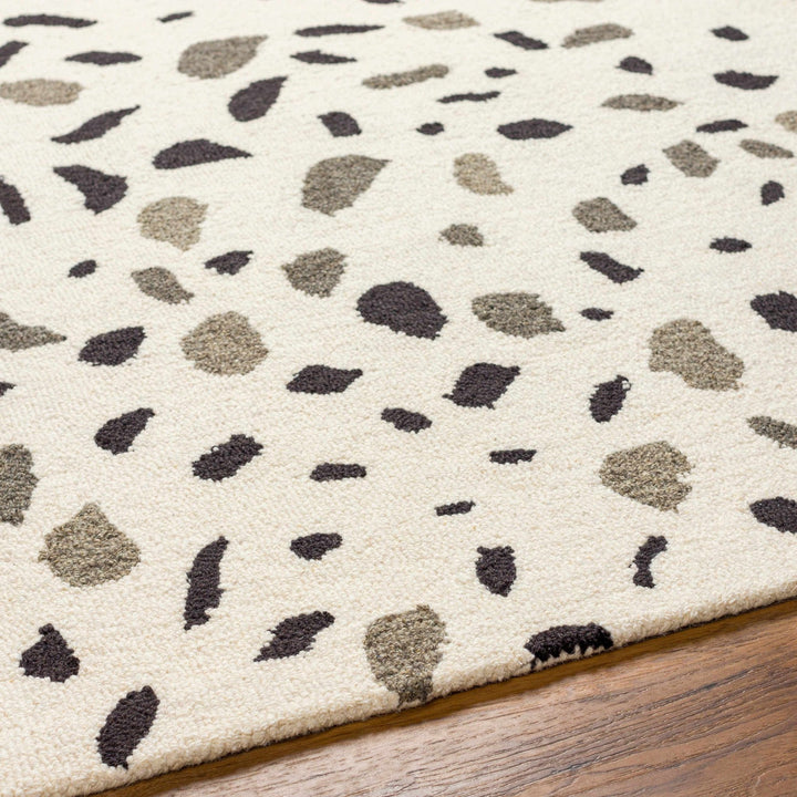 Sala Contemporary Abstract White And Gray Rug - The Rug Decor