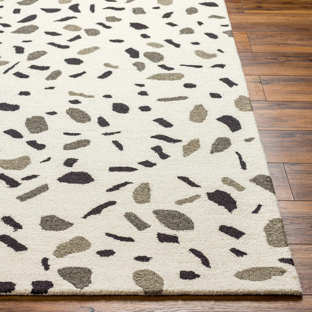 Sala Contemporary Abstract White And Gray Rug - The Rug Decor