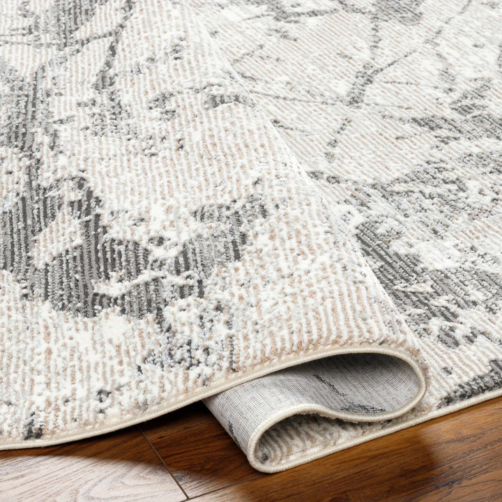 Ianto Modern Style Gray Washable Area Rug