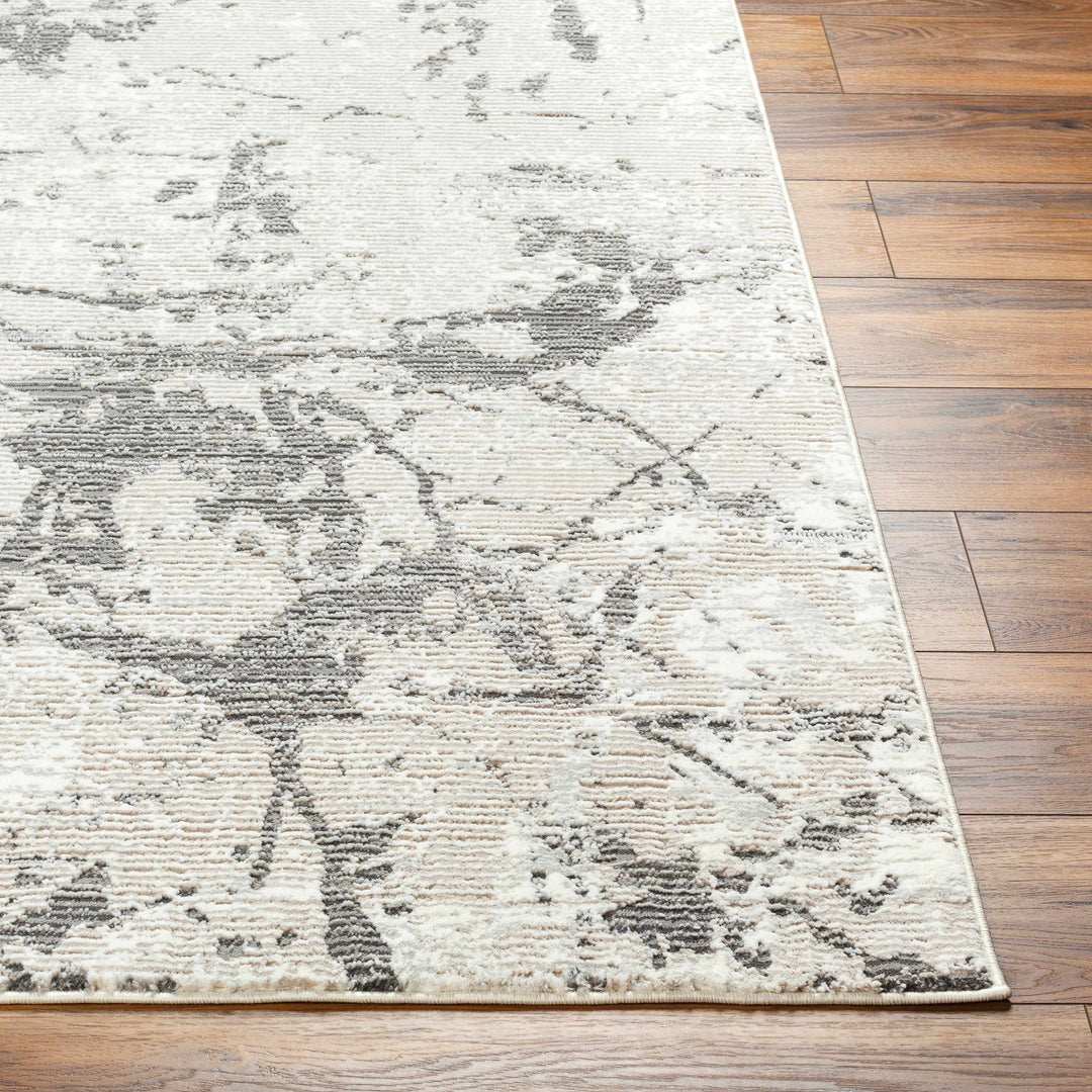 Ianto Modern Style Gray Washable Area Rug