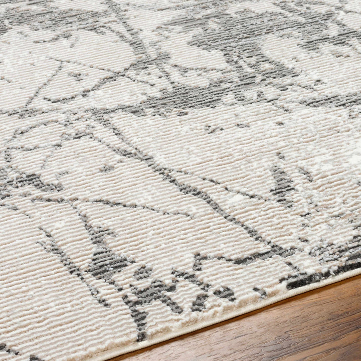 Ianto Modern Style Gray Washable Area Rug