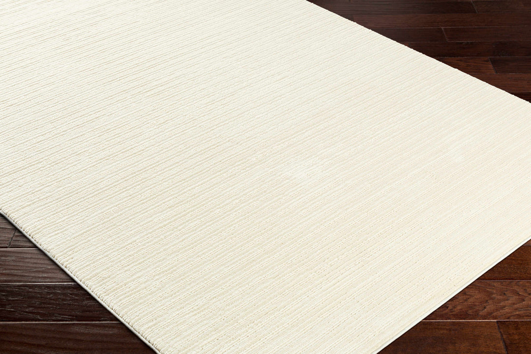 Kini Modern Stripe Pattern Beige Washable Rug