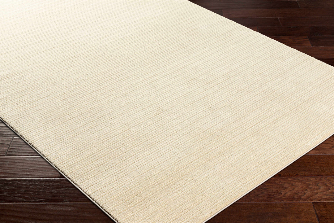 Kini Modern Stripe Pattern Beige Washable Rug