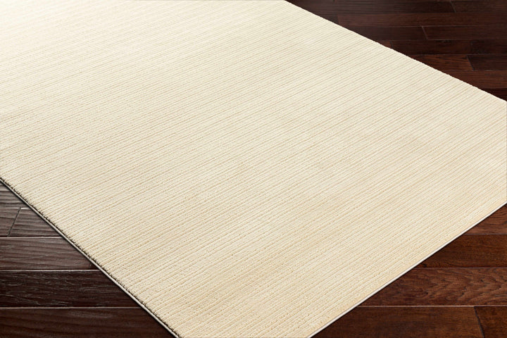 Kini Modern Stripe Pattern Beige Washable Rug