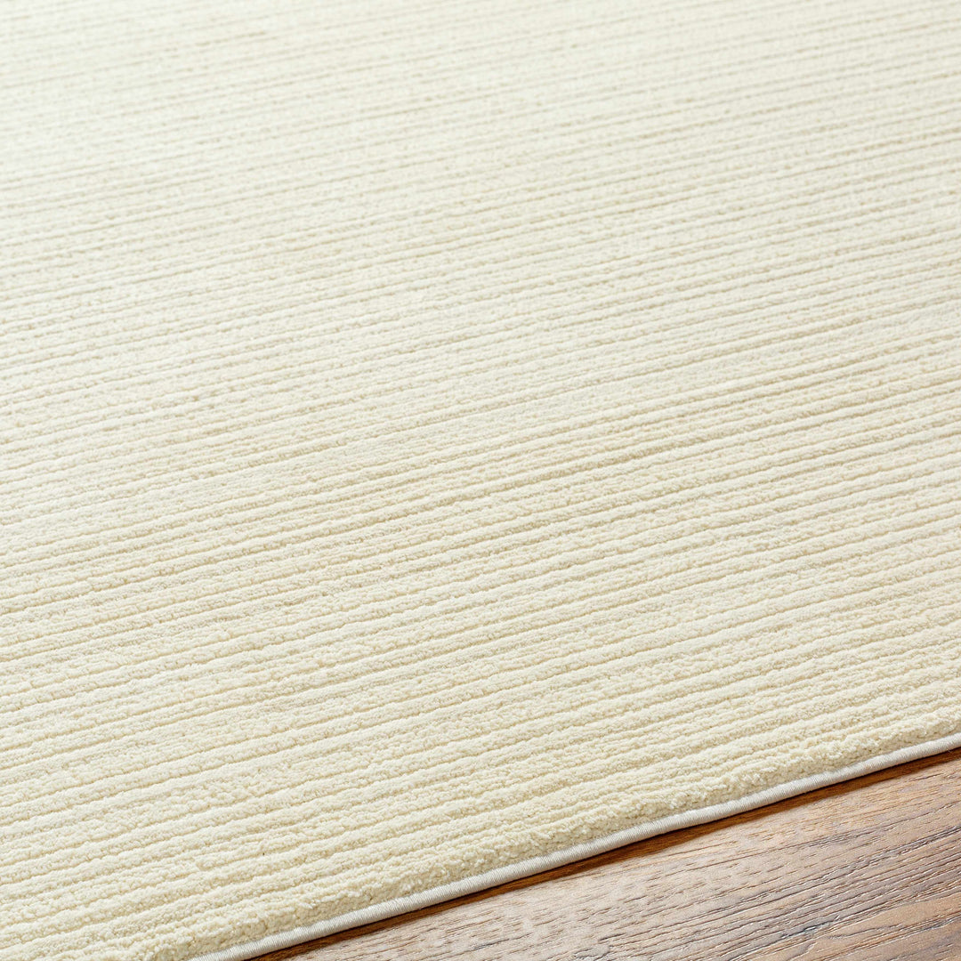 Kini Modern Stripe Pattern Beige Washable Rug