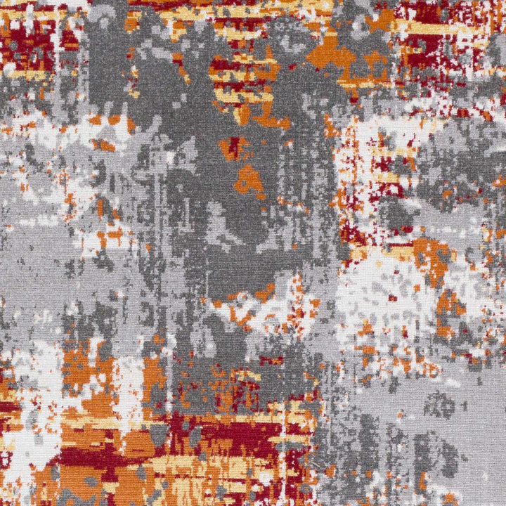 Salina Contemporary Abstract Gray And Silver Area Rug - The Rug Decor