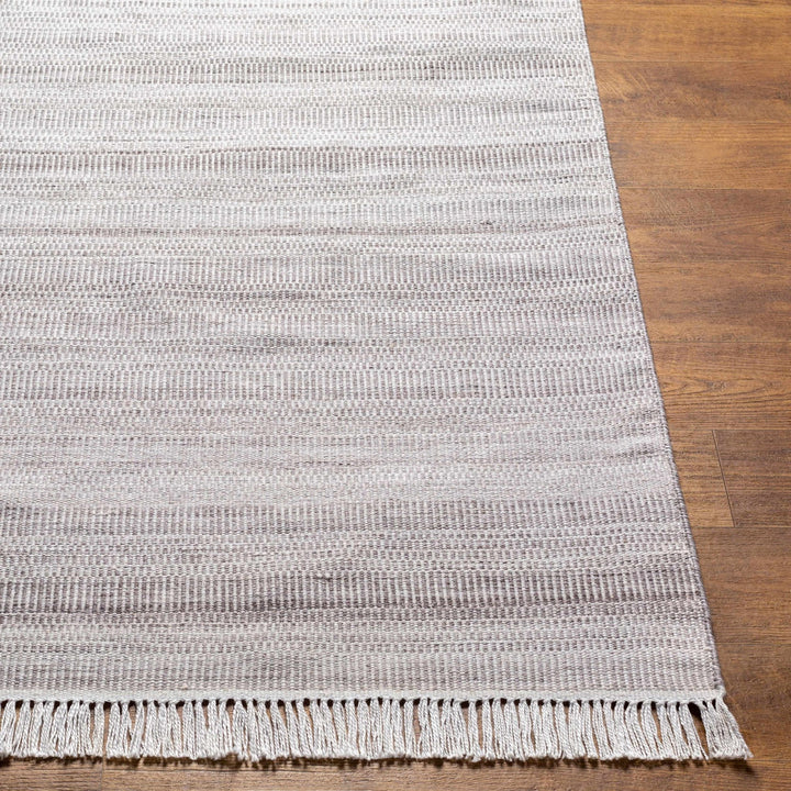 Salogon Modern Stripe Pattern Off White Hand Woven Rug - The Rug Decor