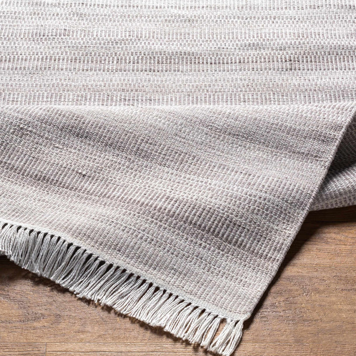 Salogon Modern Stripe Pattern Off White Hand Woven Rug - The Rug Decor