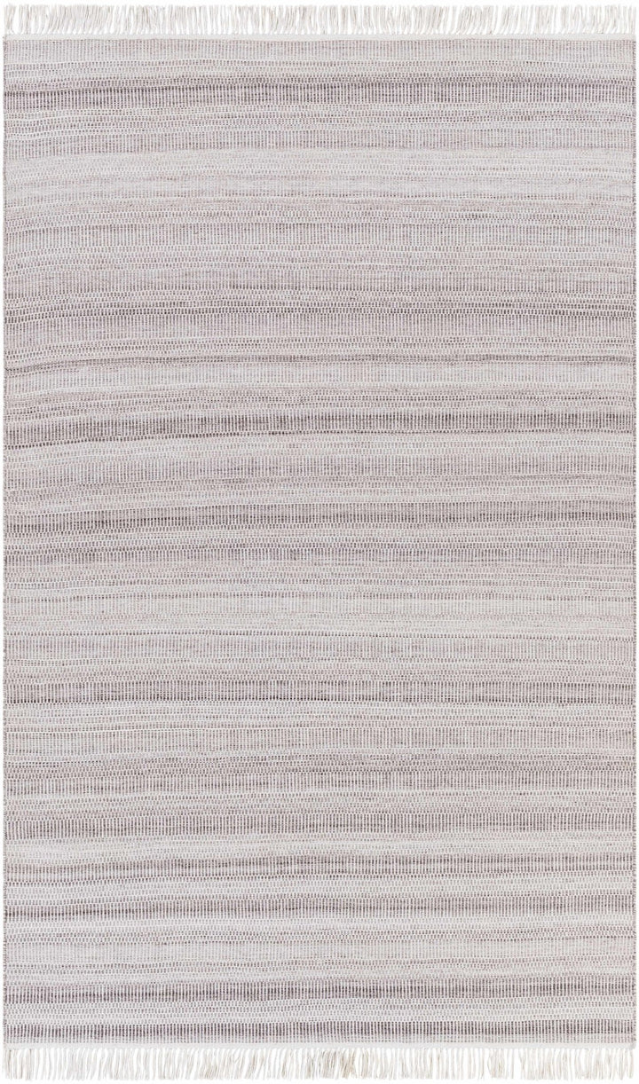 Salogon Modern Stripe Pattern Off White Hand Woven Rug - The Rug Decor
