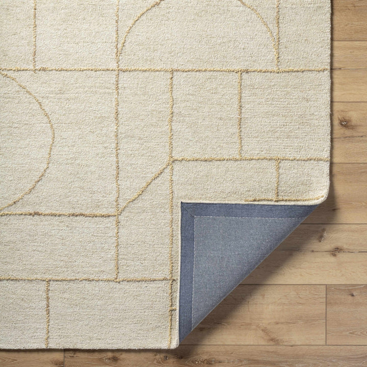 Sanaz Modern Geometrical Beige Area Rug - The Rug Decor