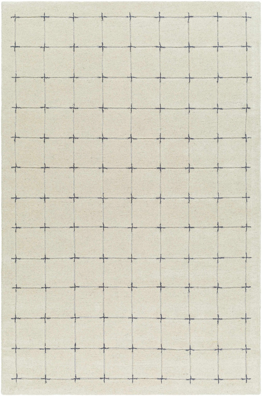 Sanvi Beige And Charcoal Contemporary Style Hand Tufted Area Rug - The Rug Decor