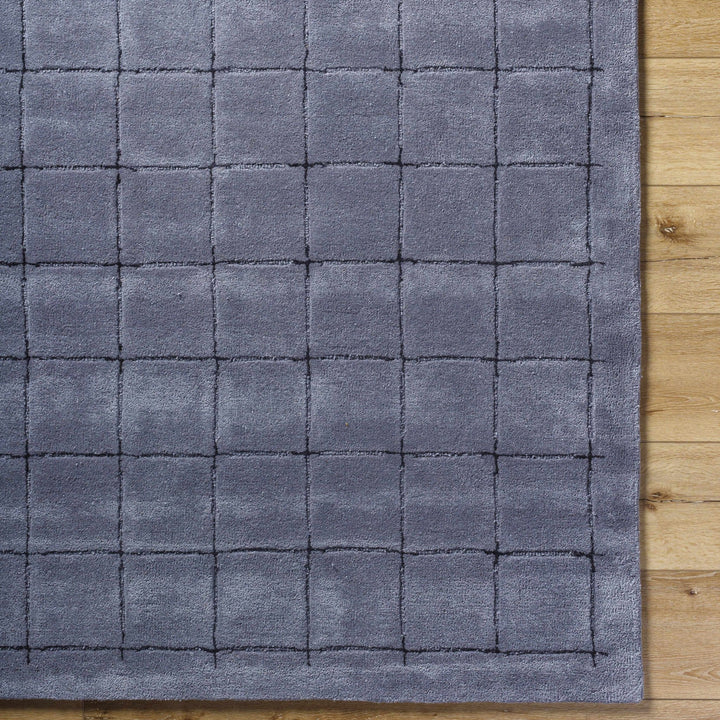 Sanvi Modern Geometrical Charcoal Hand Tufted Area Rug - The Rug Decor