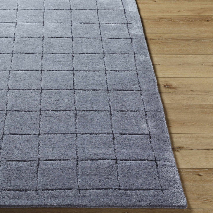 Sanvi Modern Geometrical Charcoal Hand Tufted Area Rug - The Rug Decor
