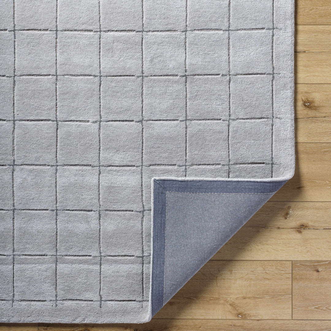 Sanvi Modern Geometrical Gray Hand Tufted Wool Area Rug - The Rug Decor