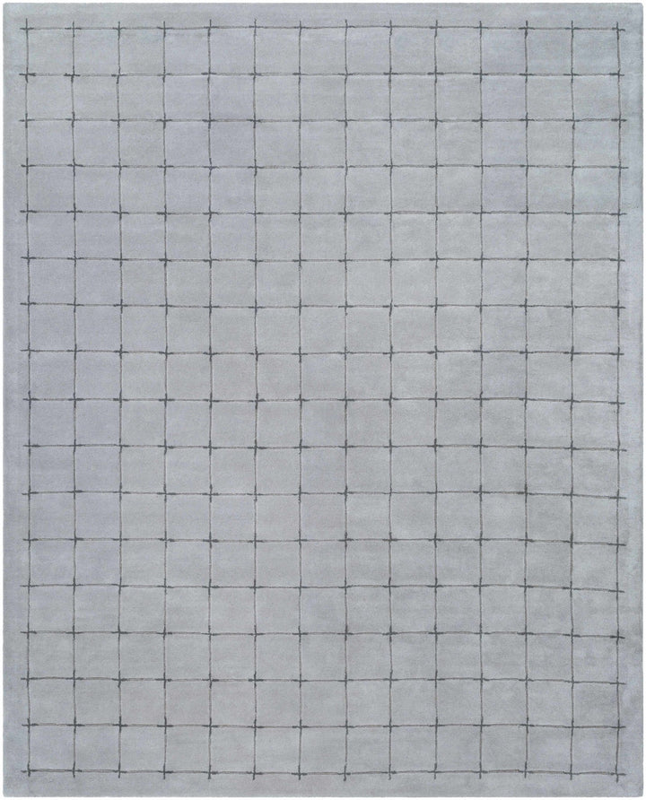 Sanvi Modern Geometrical Gray Hand Tufted Wool Area Rug - The Rug Decor
