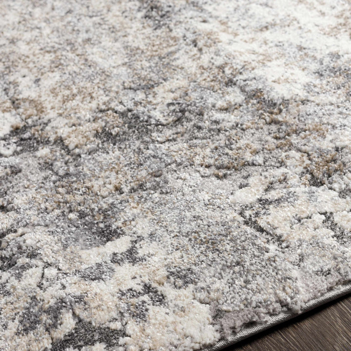 Satsop Ivory And Charcoal Modern Abstract Design Area Rug - The Rug Decor