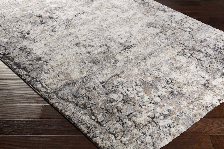 Satsop Ivory And Charcoal Modern Abstract Design Area Rug - The Rug Decor
