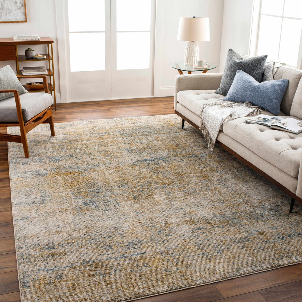 Sava Contemporary Abstract Beige And Gray Rug - The Rug Decor