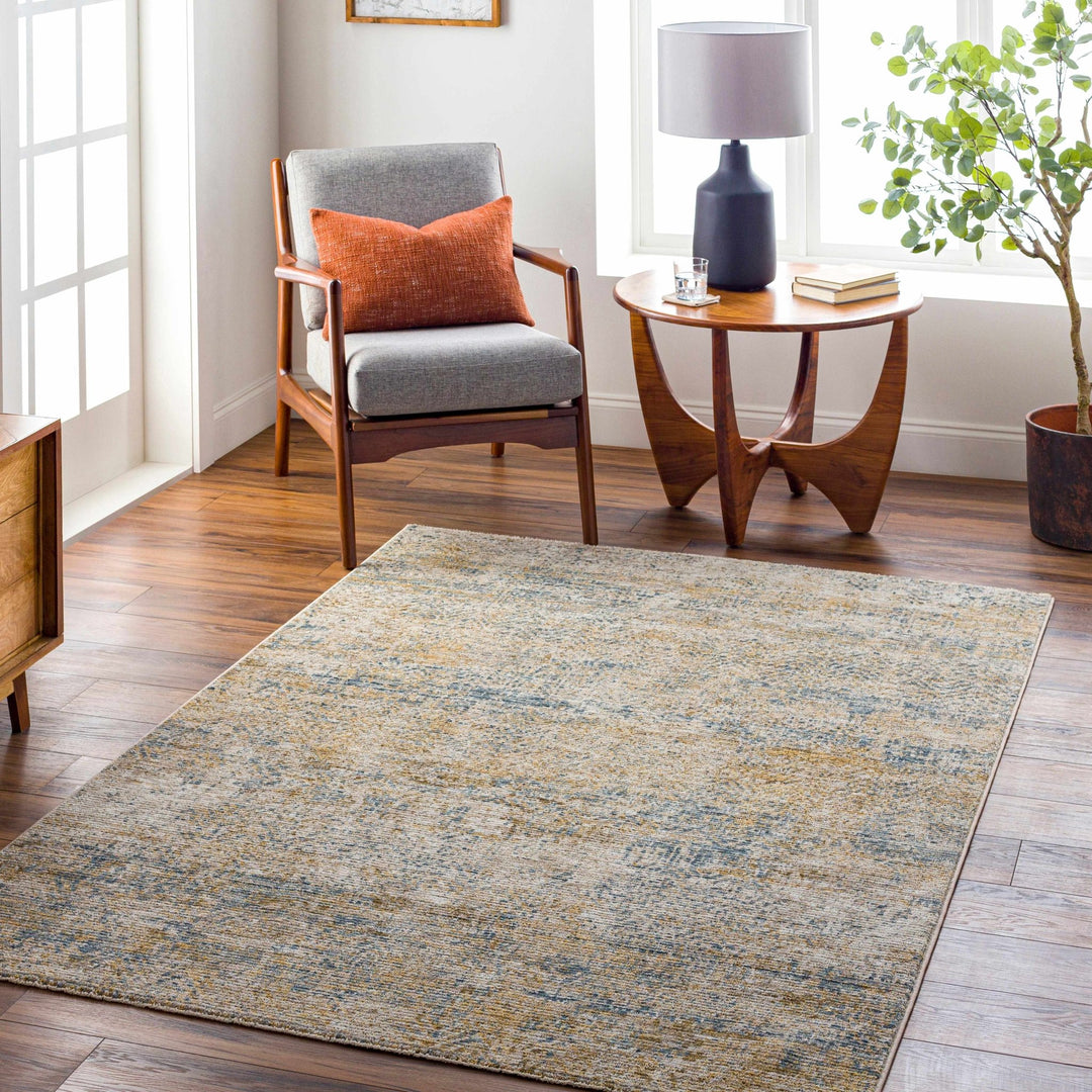 Sava Contemporary Abstract Beige And Gray Rug - The Rug Decor