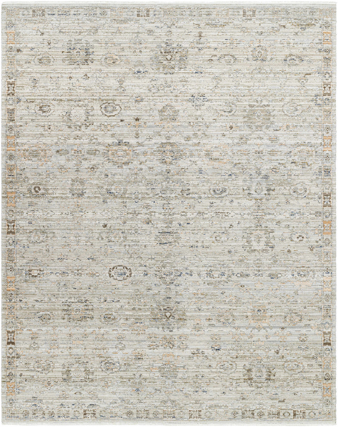 Mikia Traditional Gray Outdoor Machine Woven Rug
